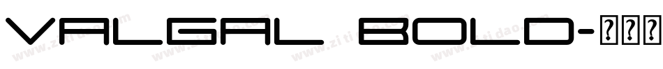 Valgal Bold字体转换